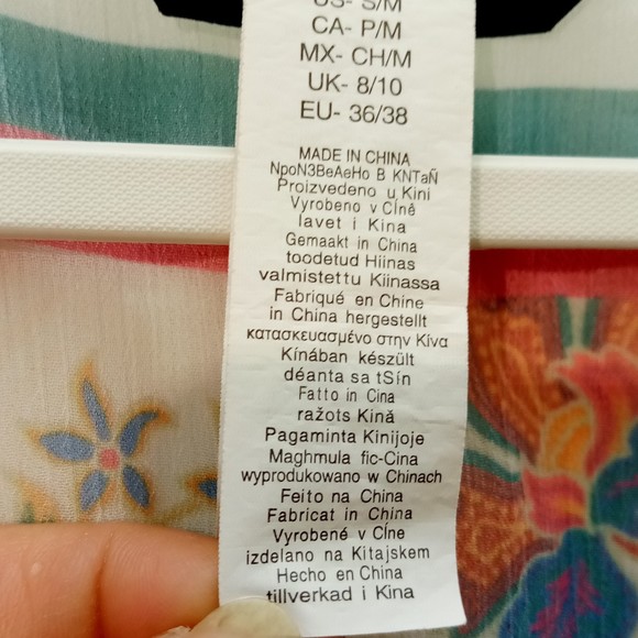 Lauren Ralph Lauren Floral Beach Coverup in S/M - Picture 5 of 7